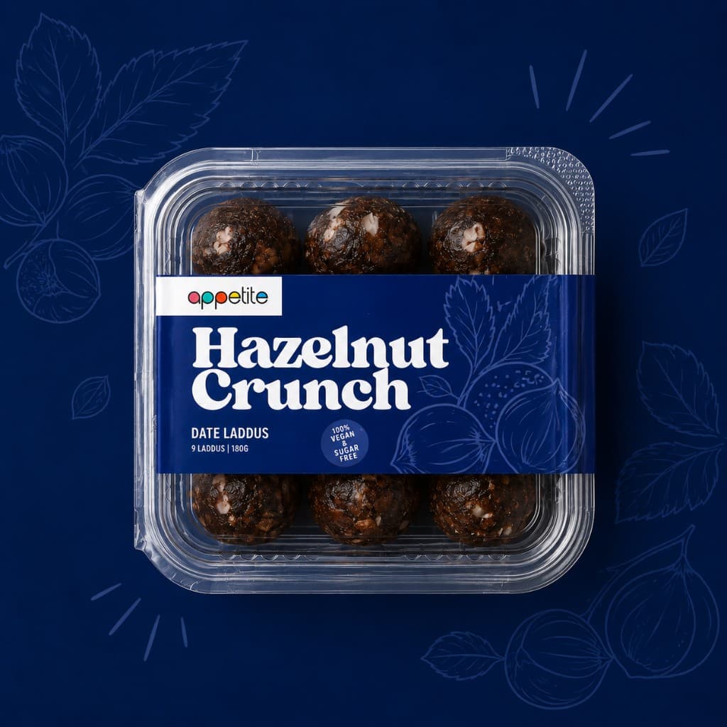 Hazelnut Crunch Date Laddu 1