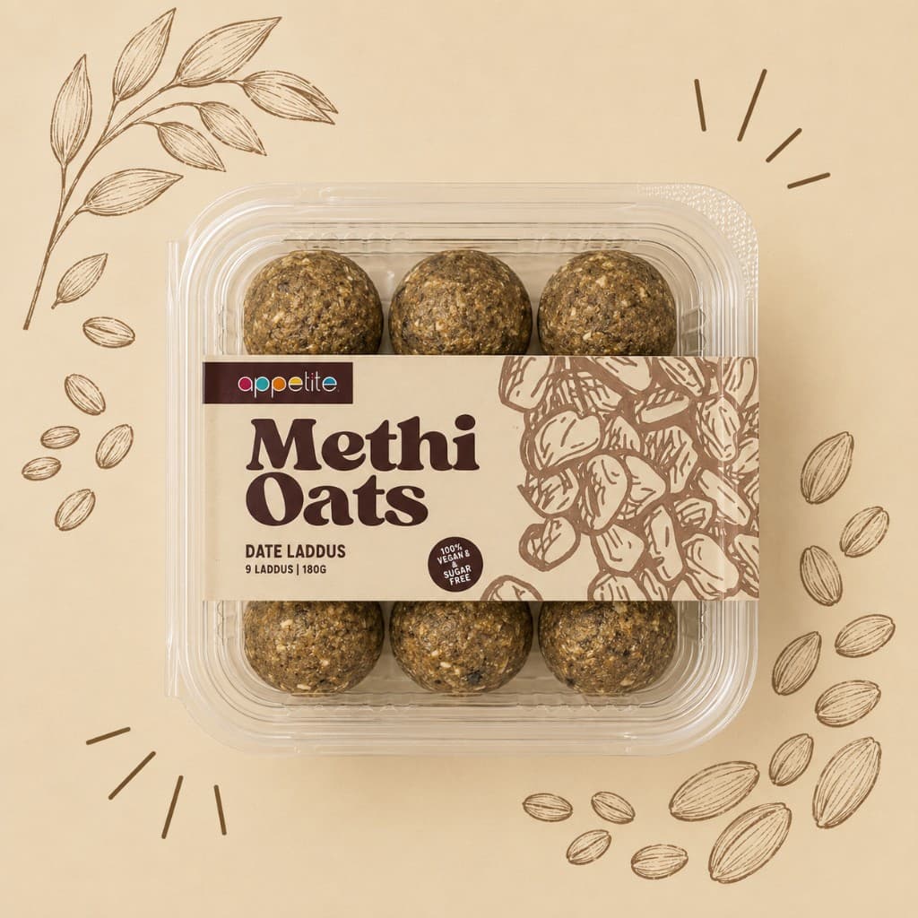 Methi Oats Date Laddu 1