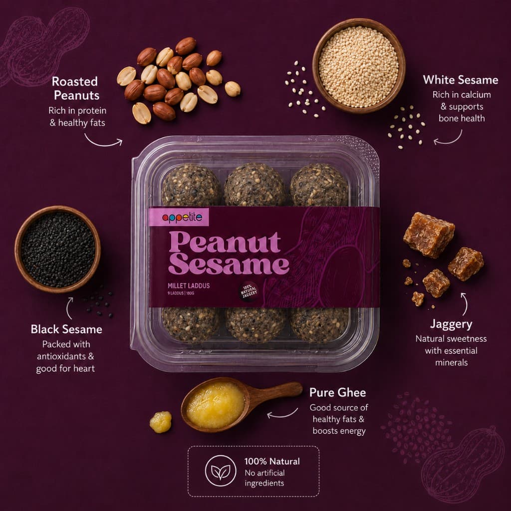 Peanut Sesame Laddu 2